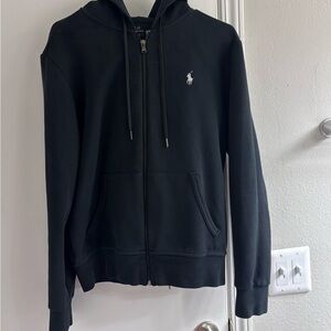 Polo by Ralph Lauren Black Zip Up Sweater